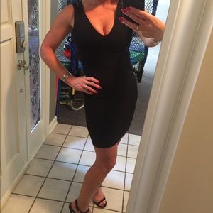 Zara sexy black sheath dress.